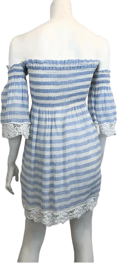 00's Broderie Anglaise Smocking Dress by Luisa