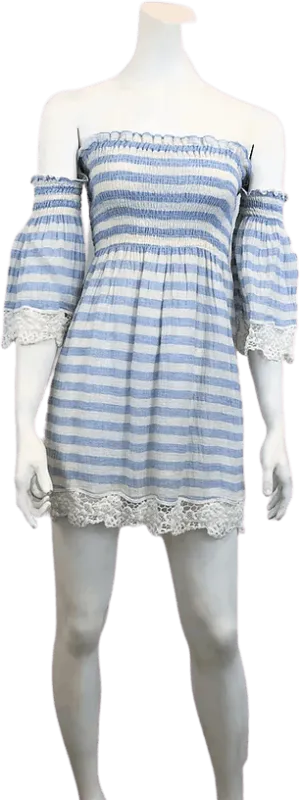 00's Broderie Anglaise Smocking Dress by Luisa