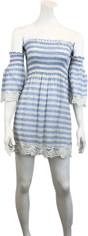 00's Broderie Anglaise Smocking Dress by Luisa
