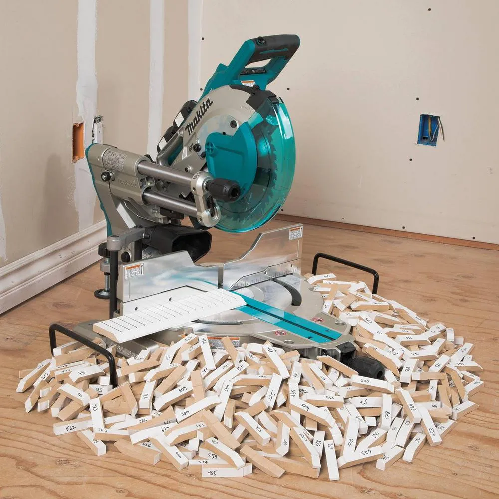 18-Volt Lithium-Ion Brushless Cordless 10 in. Dual-Bevel Sliding Compound Miter Saw and Compact Folding Miter Saw Stand
