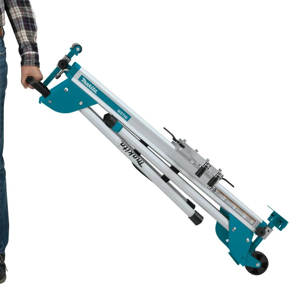 18-Volt Lithium-Ion Brushless Cordless 10 in. Dual-Bevel Sliding Compound Miter Saw and Compact Folding Miter Saw Stand