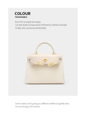 2024 Mini kelly crossbody bag 2520 milk white
