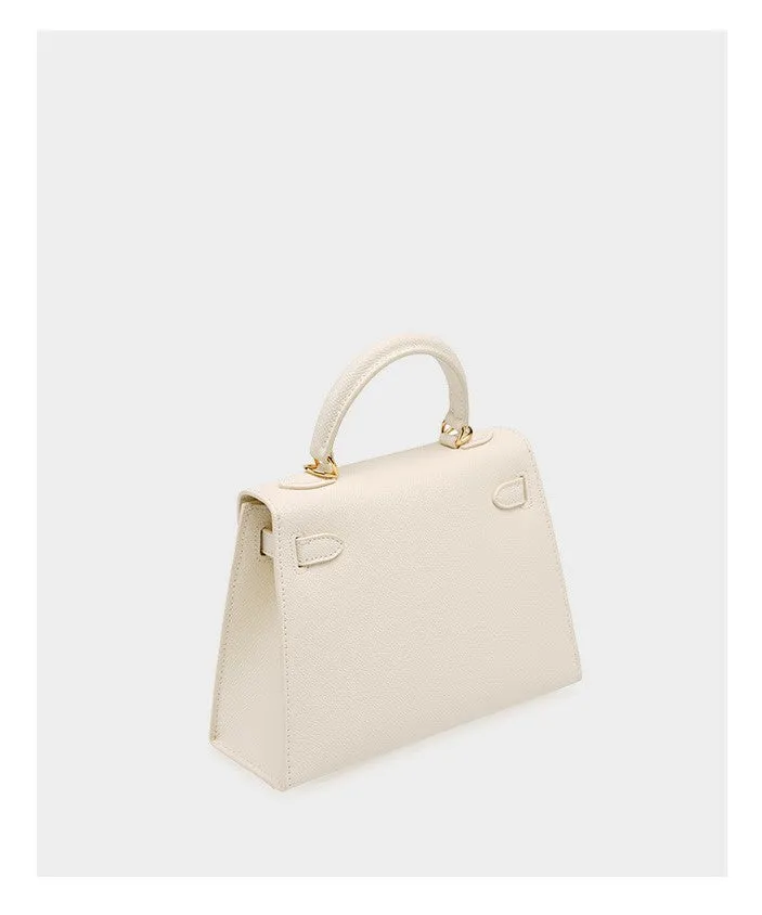 2024 Mini kelly crossbody bag 2520 milk white