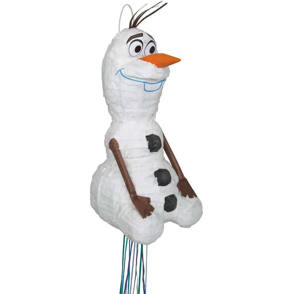 3D Pull Pinata, Frozen Winter Olaf