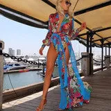 A99977 CUTE FLORAL CHIFFON DRES