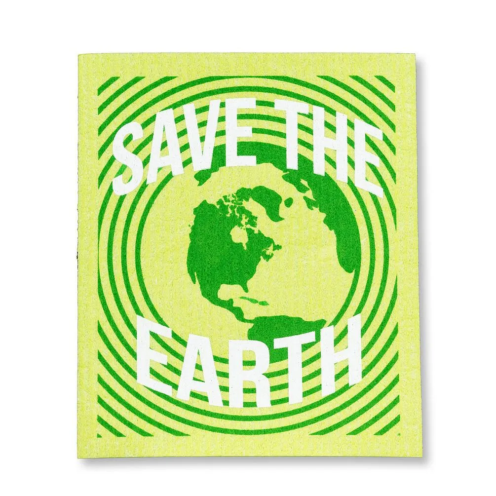 Abbott Swedish Sponge Cloth 2pk - Save the Earth