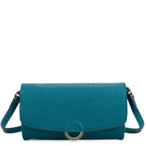 Agnes Wallet Crossbody - Teal