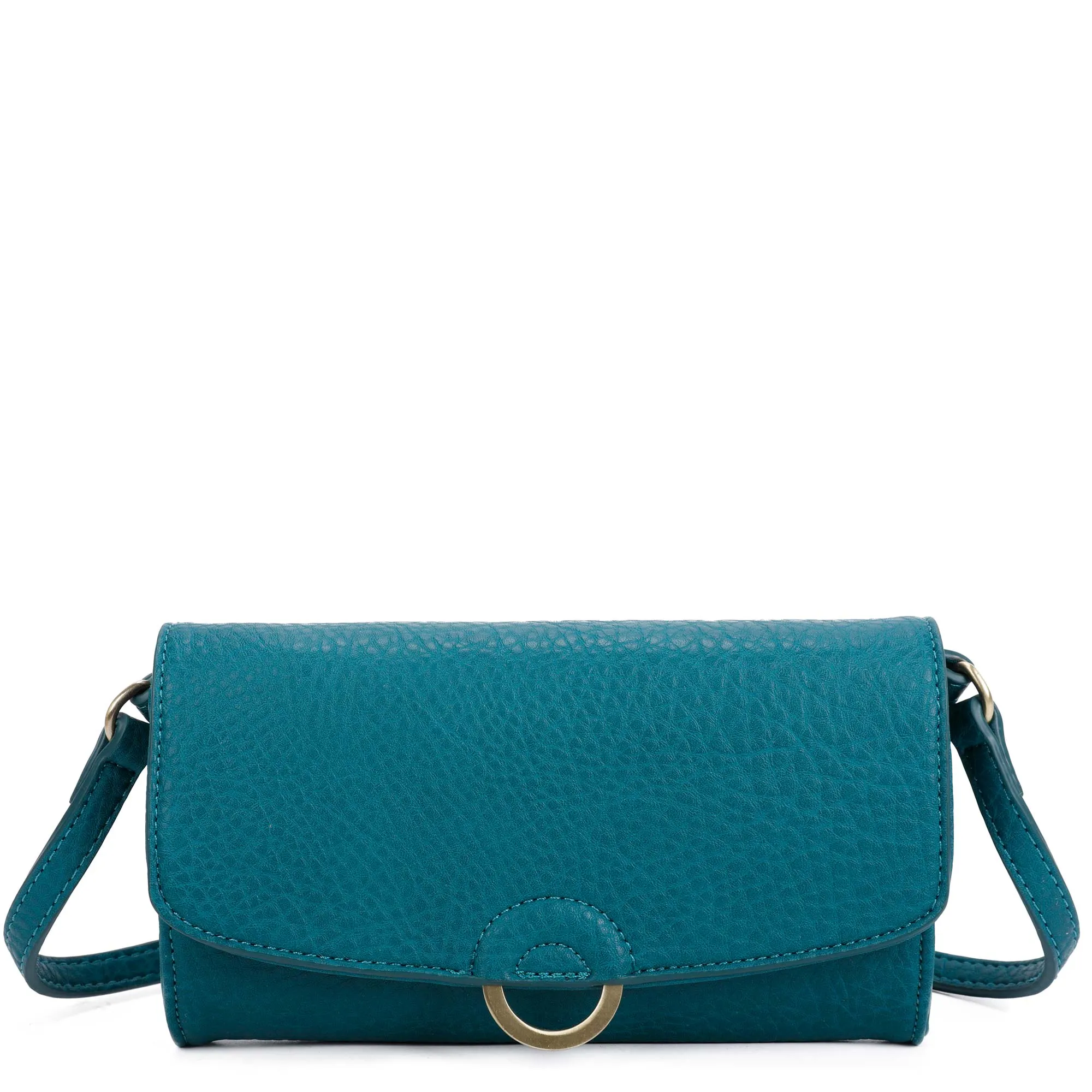 Agnes Wallet Crossbody - Teal