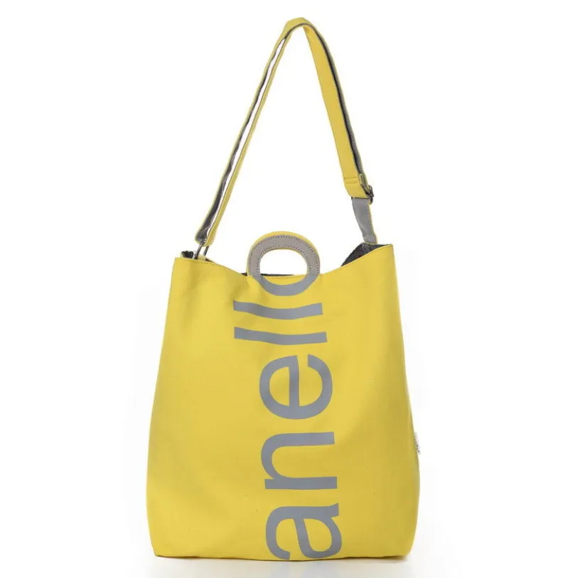 Anello 2 Way Shoulder canvas tote Bag 13 color to choose