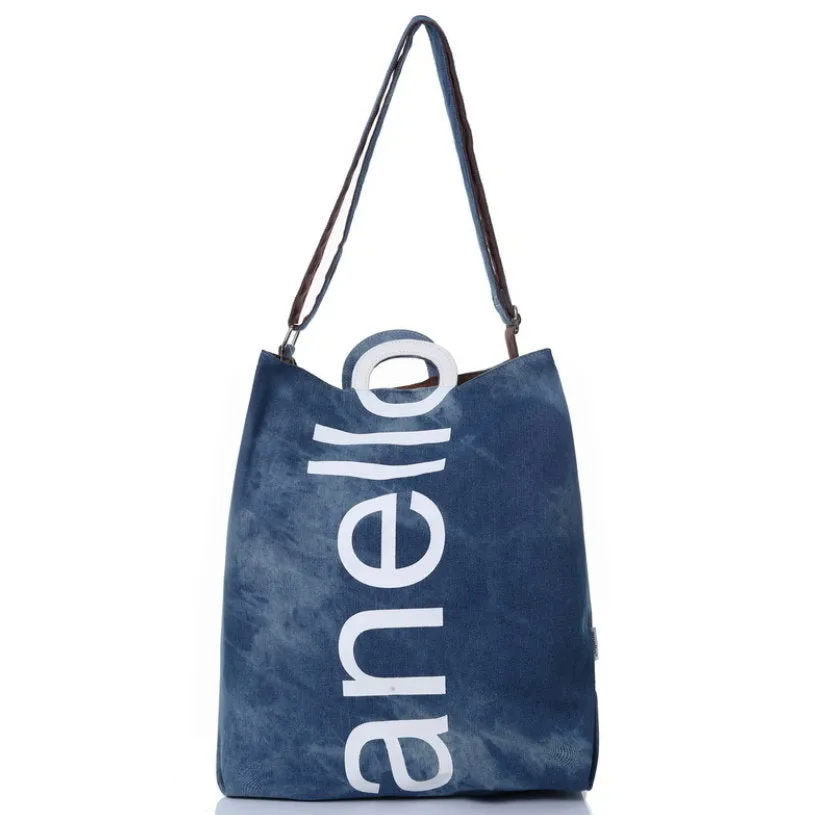 Anello 2 Way Shoulder canvas tote Bag 13 color to choose