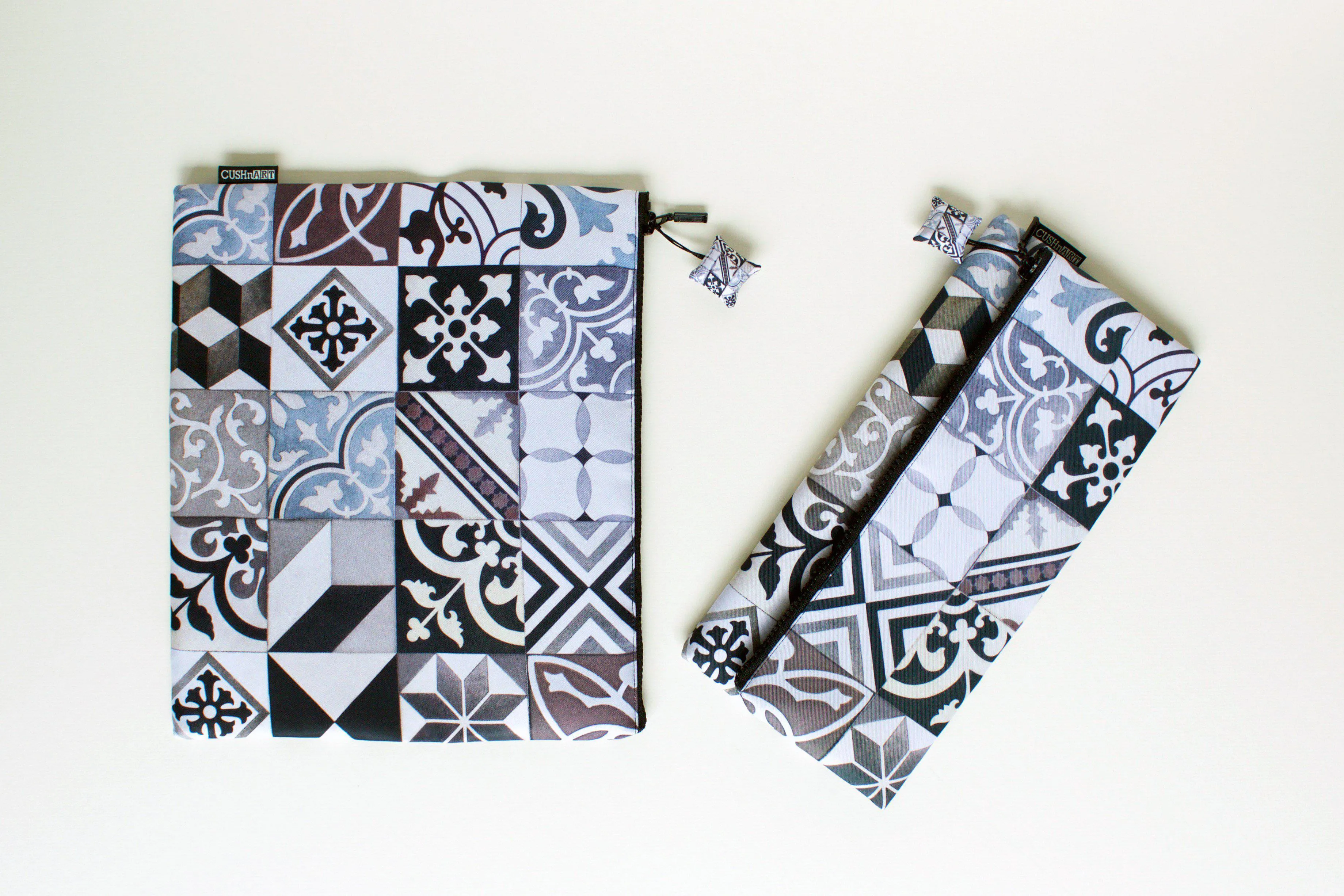 Art Deco Black Evening Clutch Bag