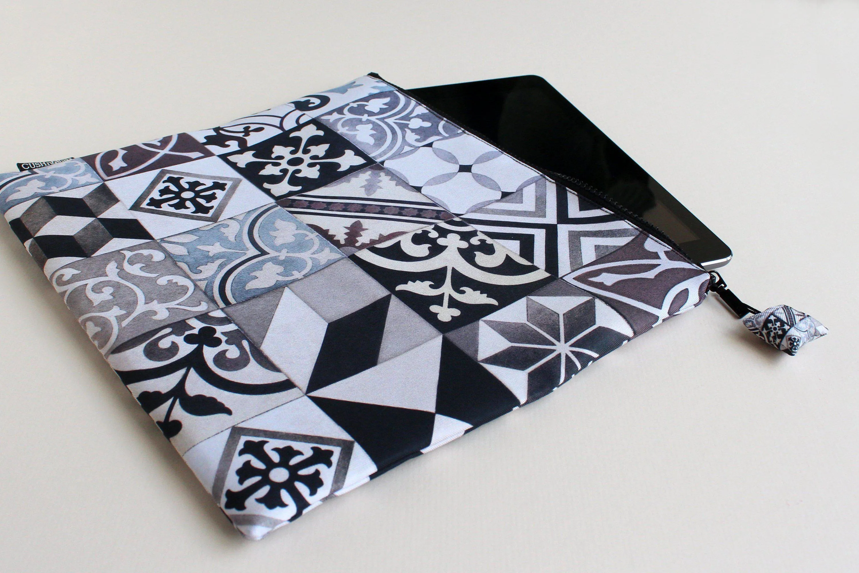Art Deco Black Evening Clutch Bag