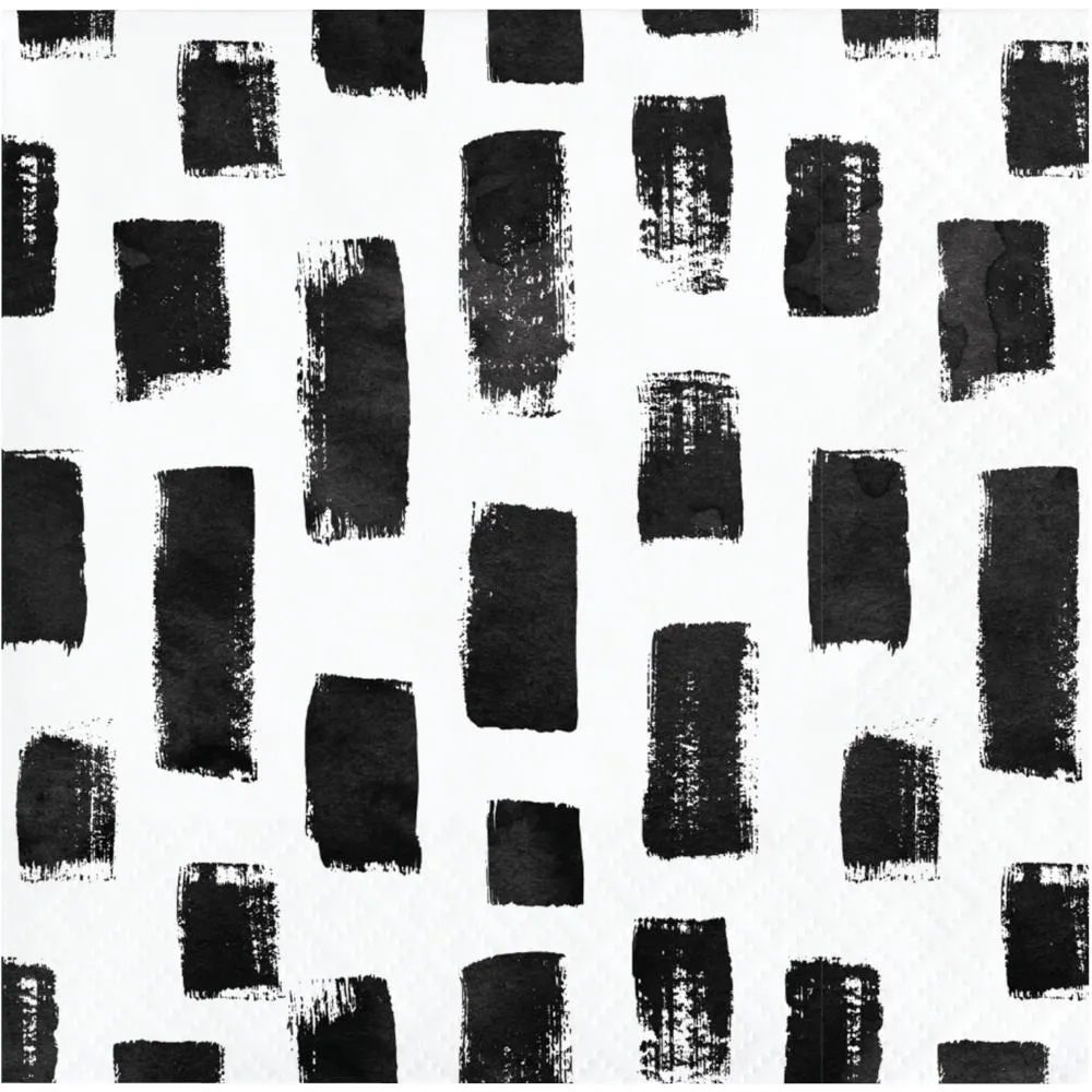 Artistic Abstract 3-Ply Beverage Napkin (24/Pkg)