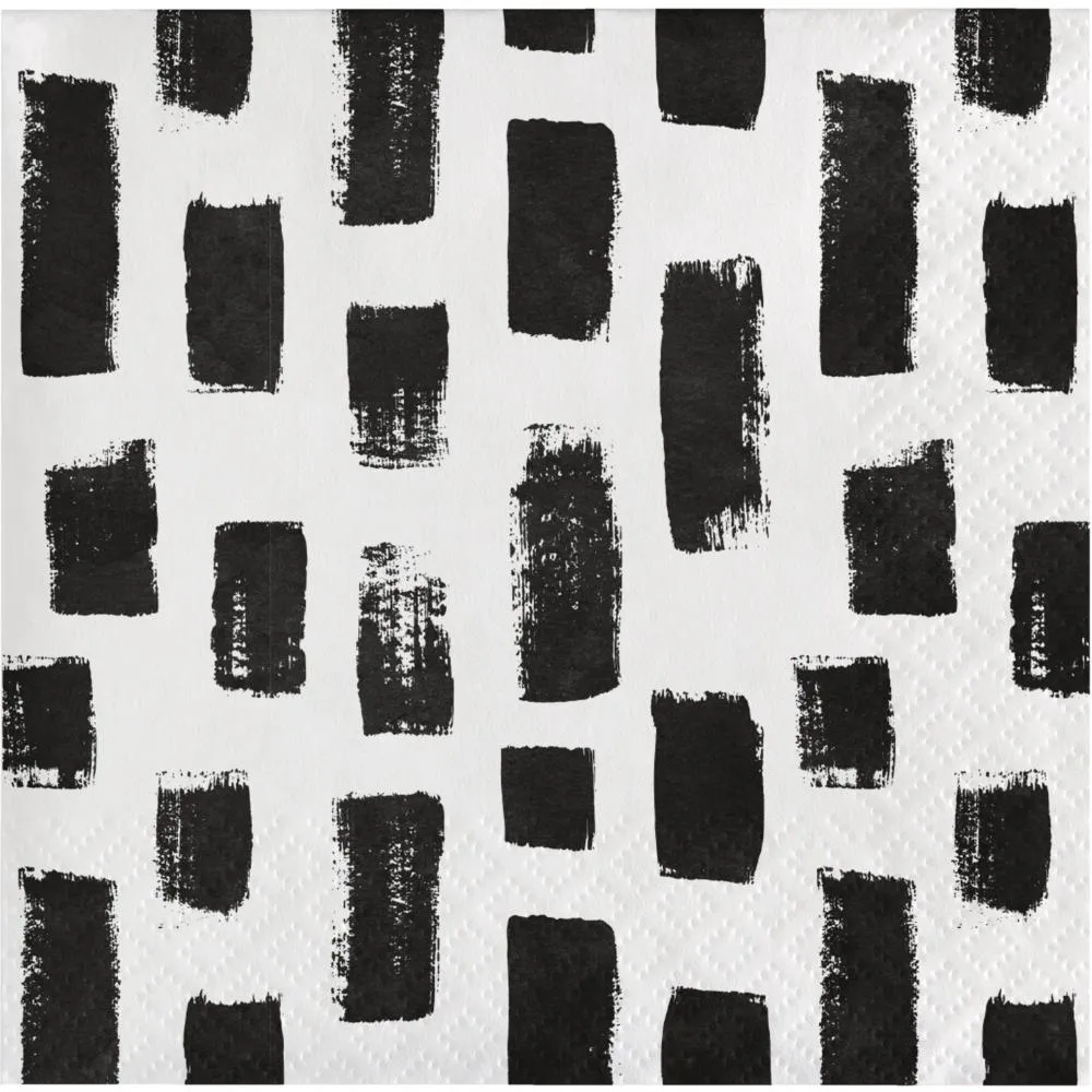 Artistic Abstract 3-Ply Beverage Napkin (24/Pkg)
