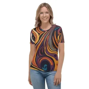 Artistic flair: women’s t-shirt