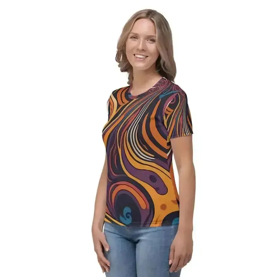 Artistic flair: women’s t-shirt