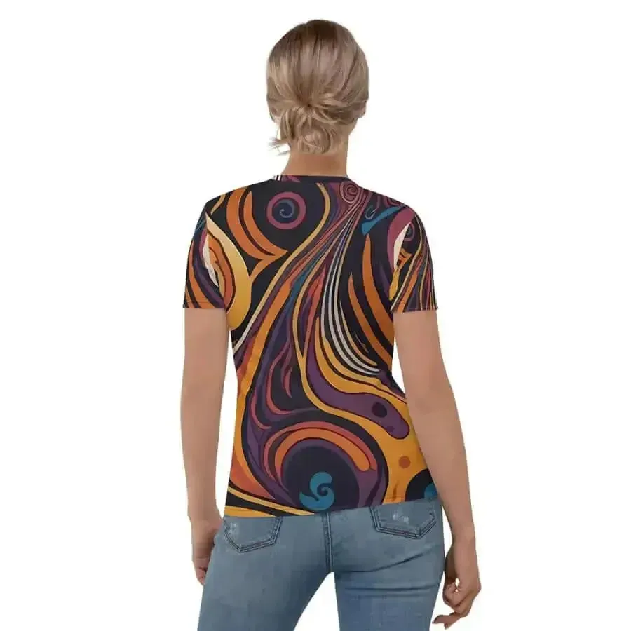 Artistic flair: women’s t-shirt