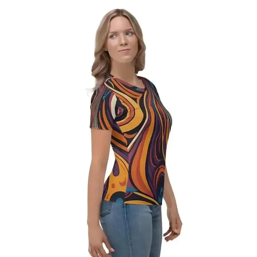 Artistic flair: women’s t-shirt