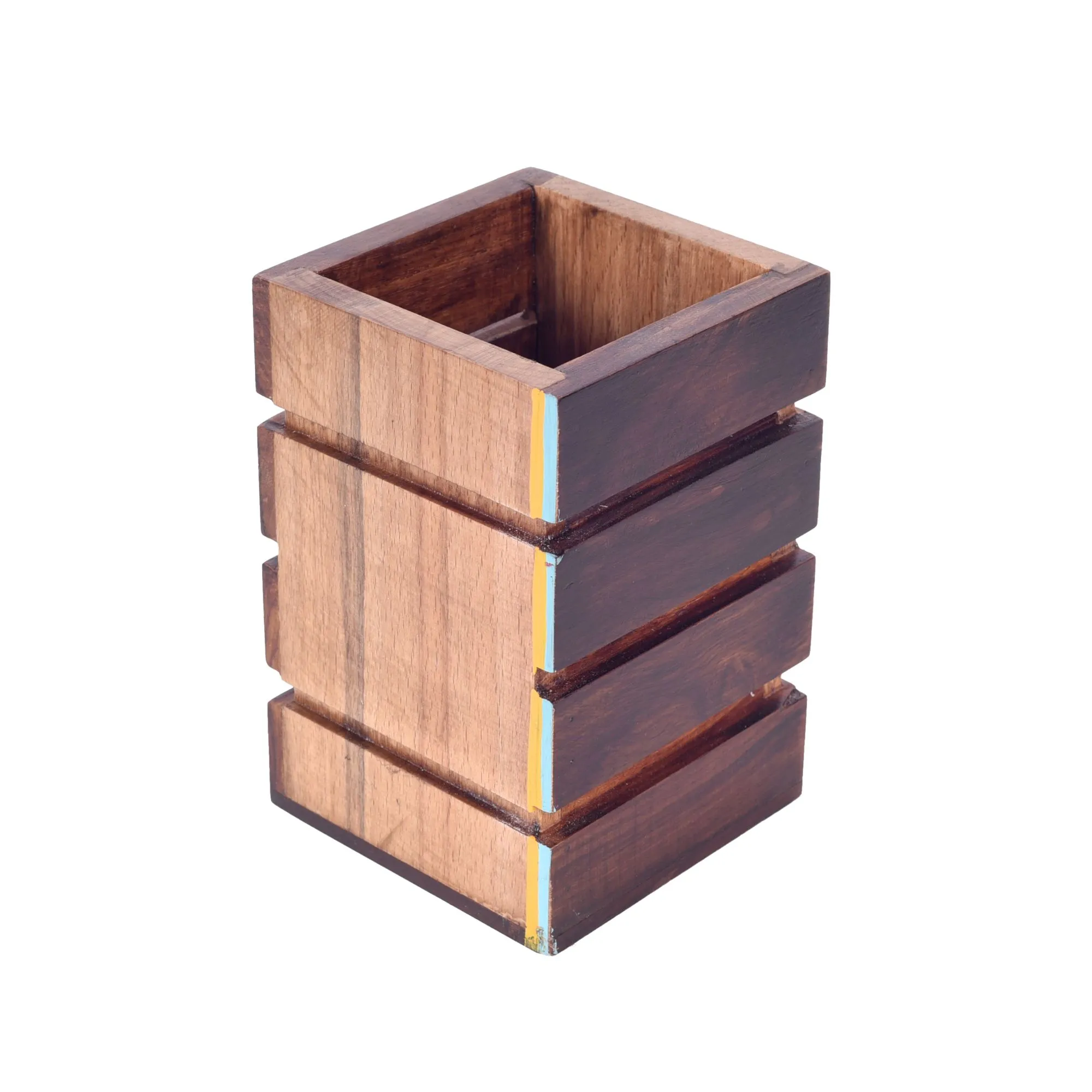Artistic Flair Wooden Spoons Holder (3.5x3.5x5)
