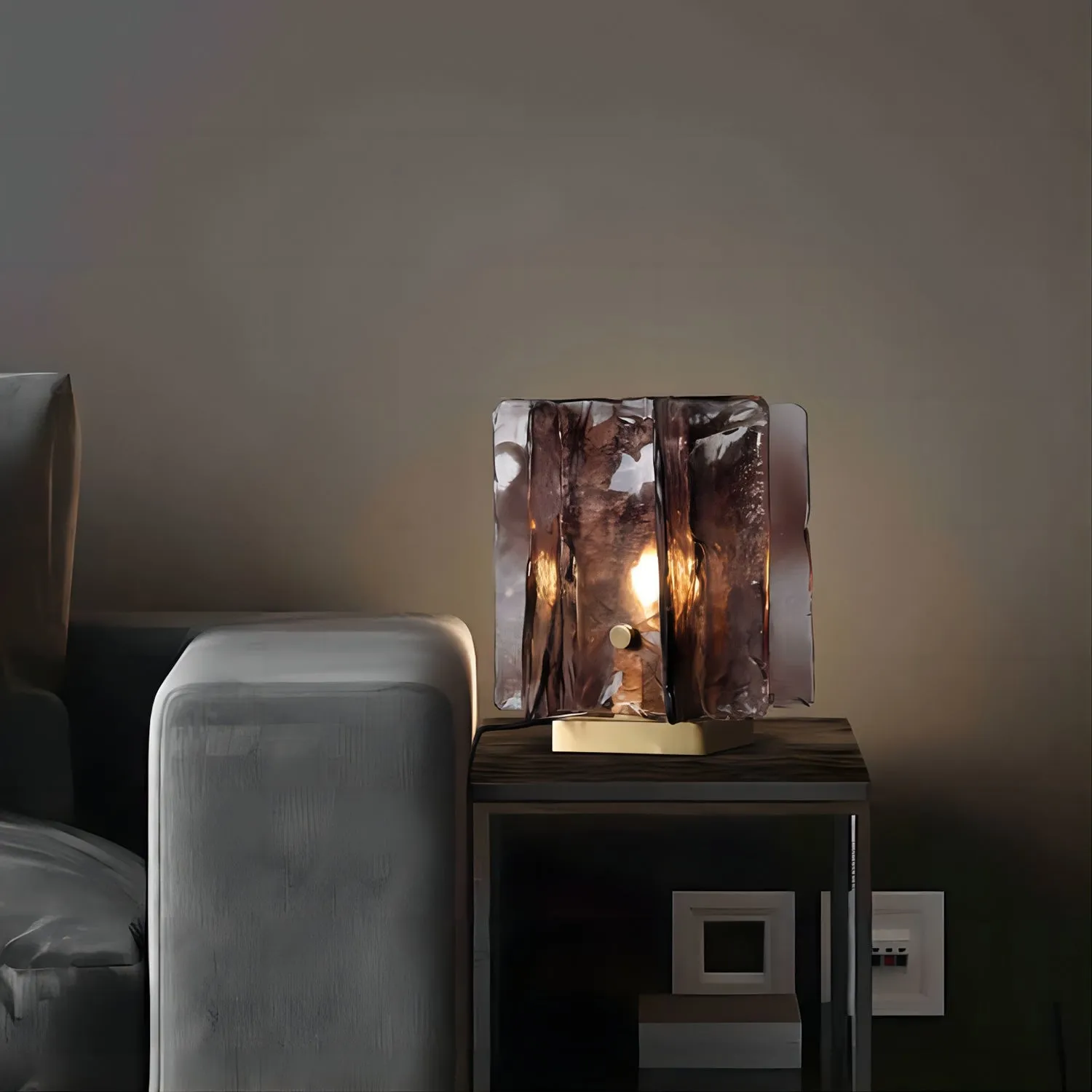 Artistic Glass Table Lamp