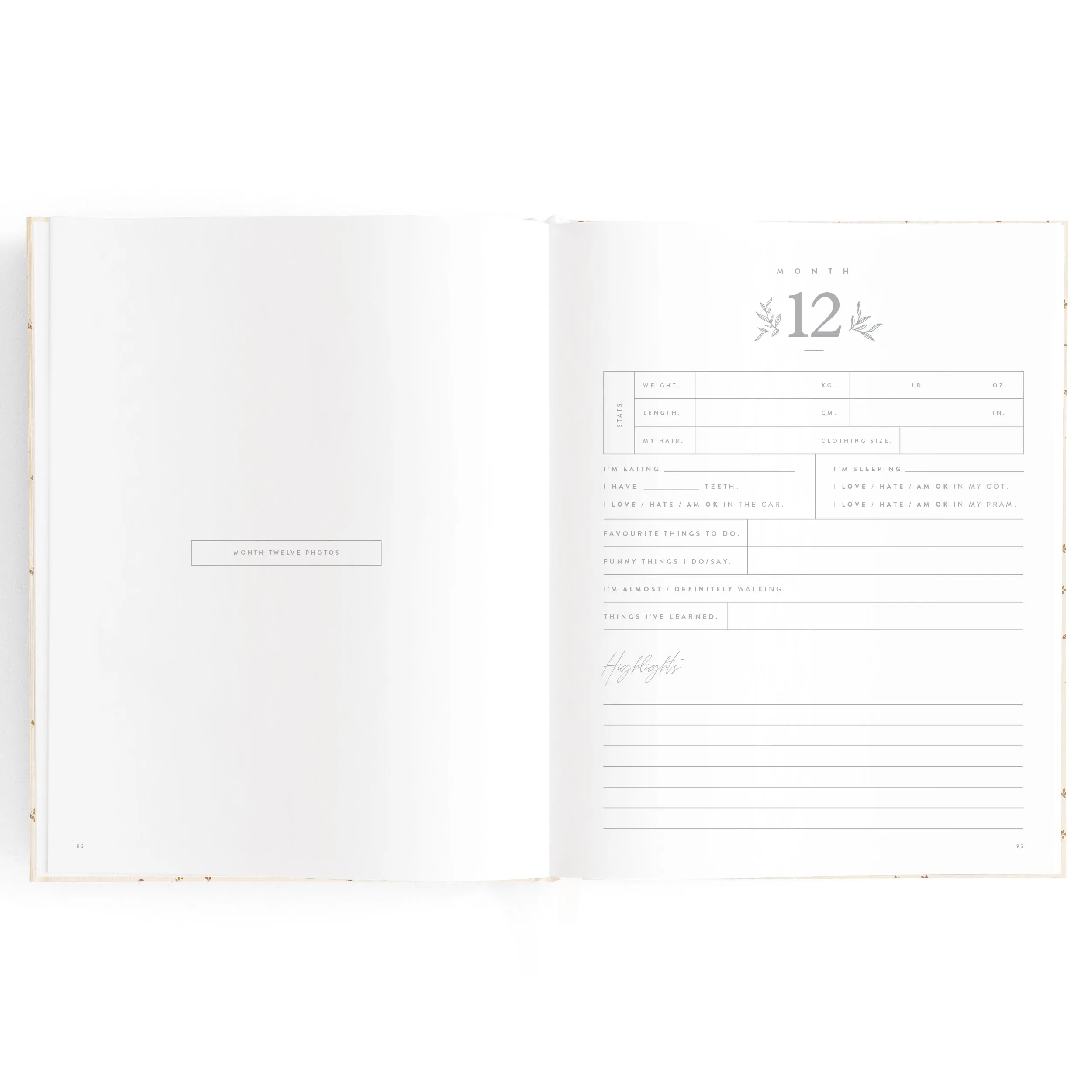 Baby Book Broderie