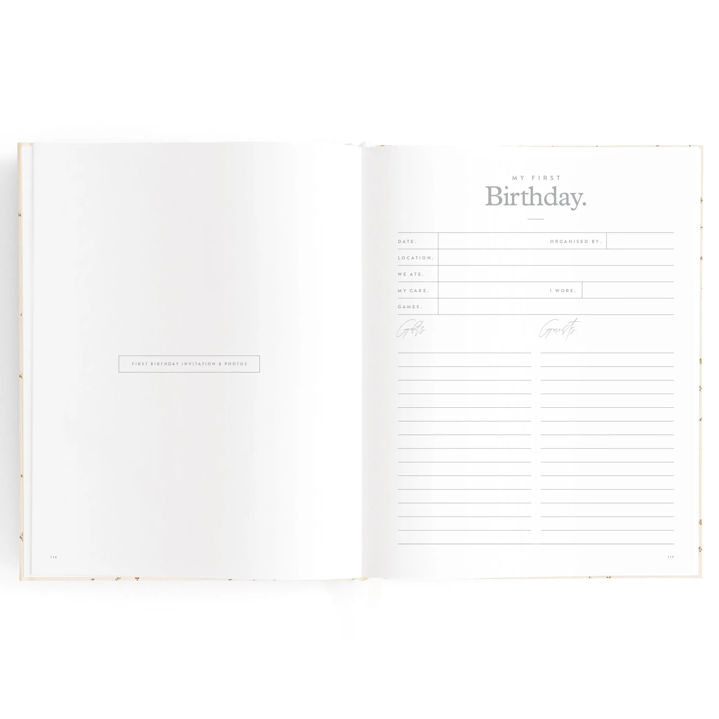 Baby Book Broderie