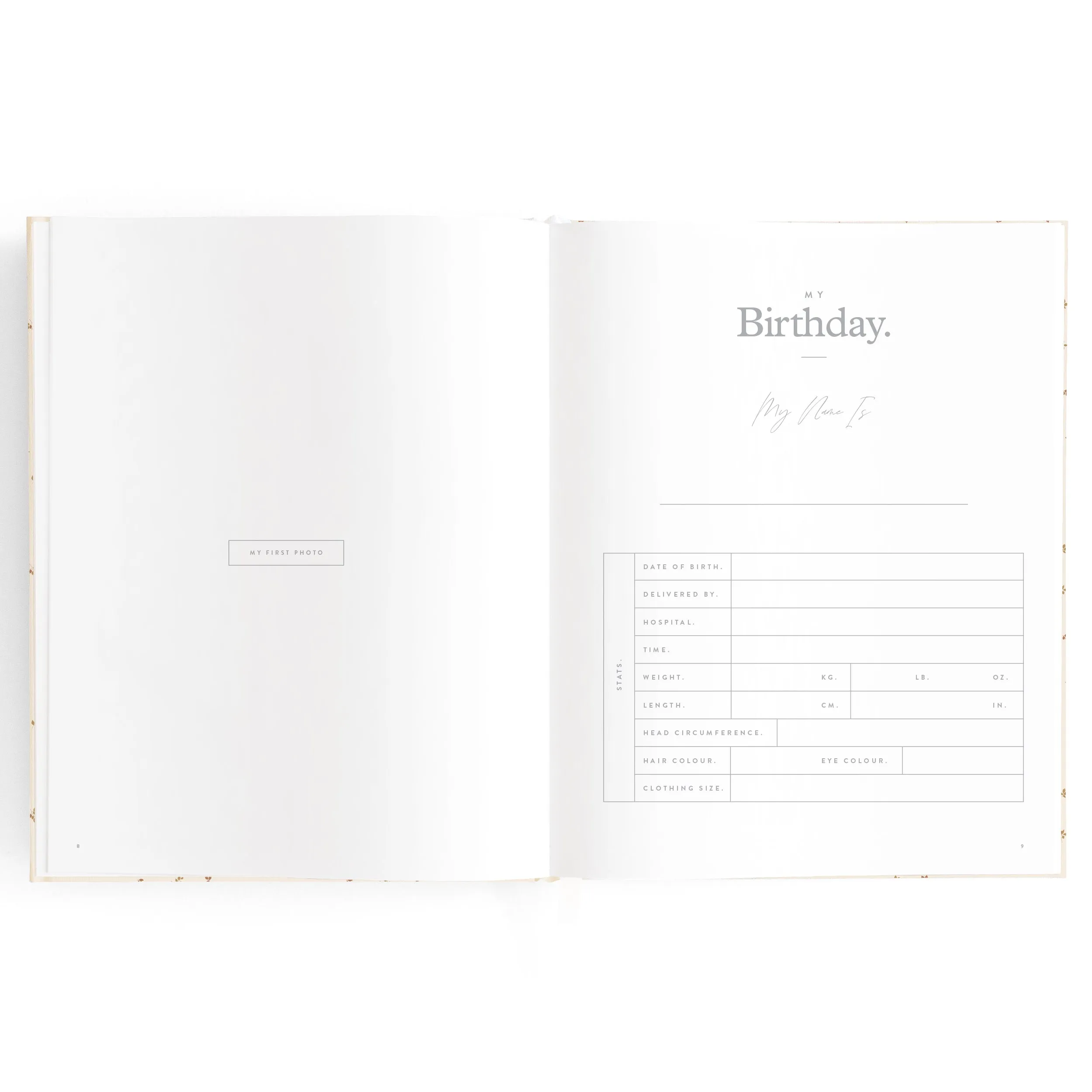 Baby Book Broderie