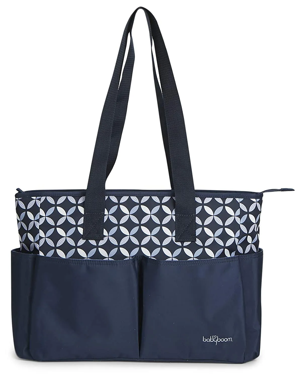 Baby Boom Ivy 4Piece Tote Diaper Bag Set, Navy, One Size