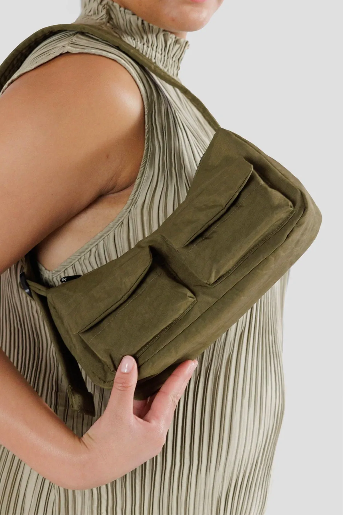 BAGGU Cargo Shoulder Bag Seaweed