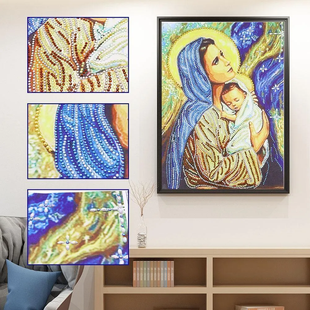Beauty 5D DIY Special Shaped Diamond Painting