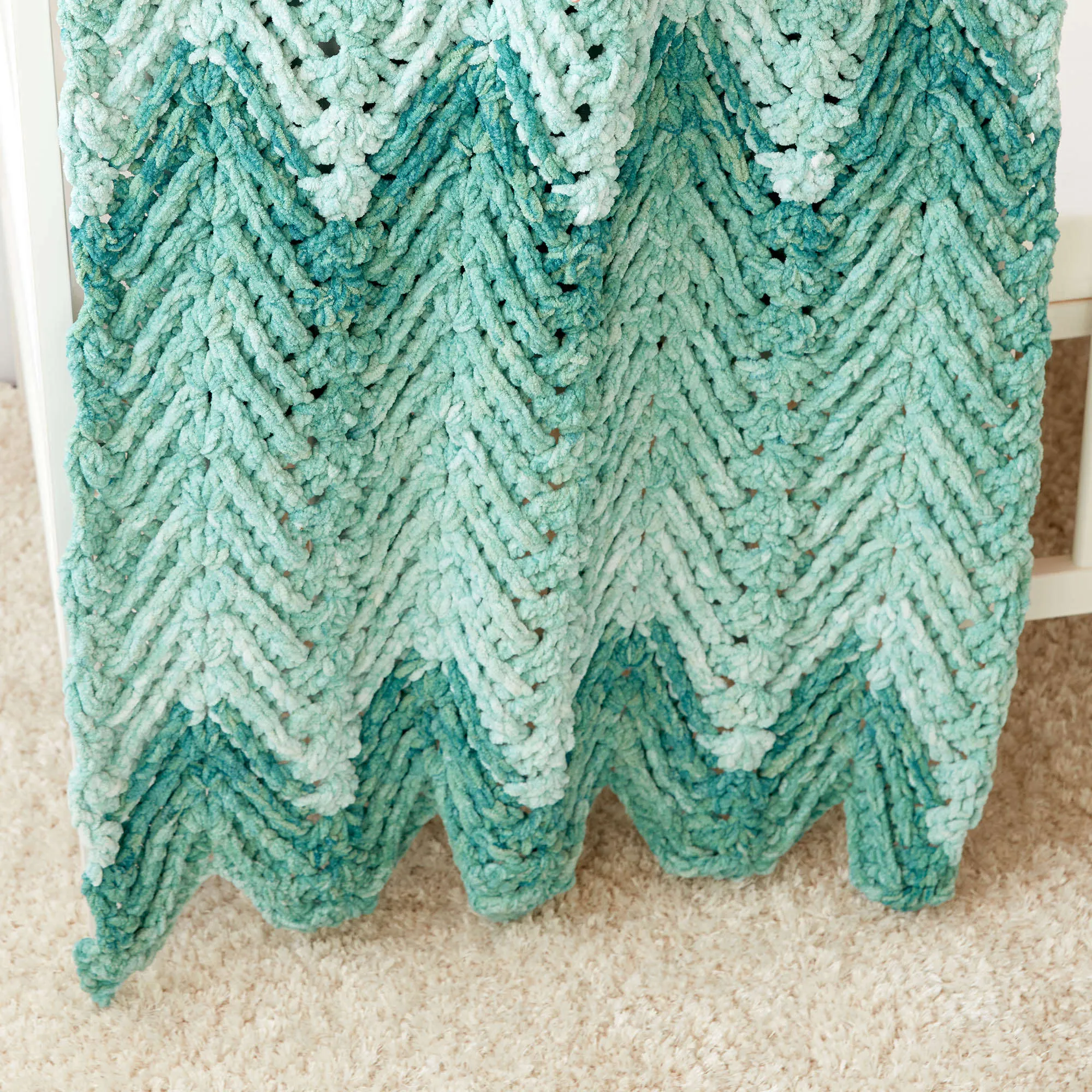 Bernat Ridged Crochet Baby Blanket