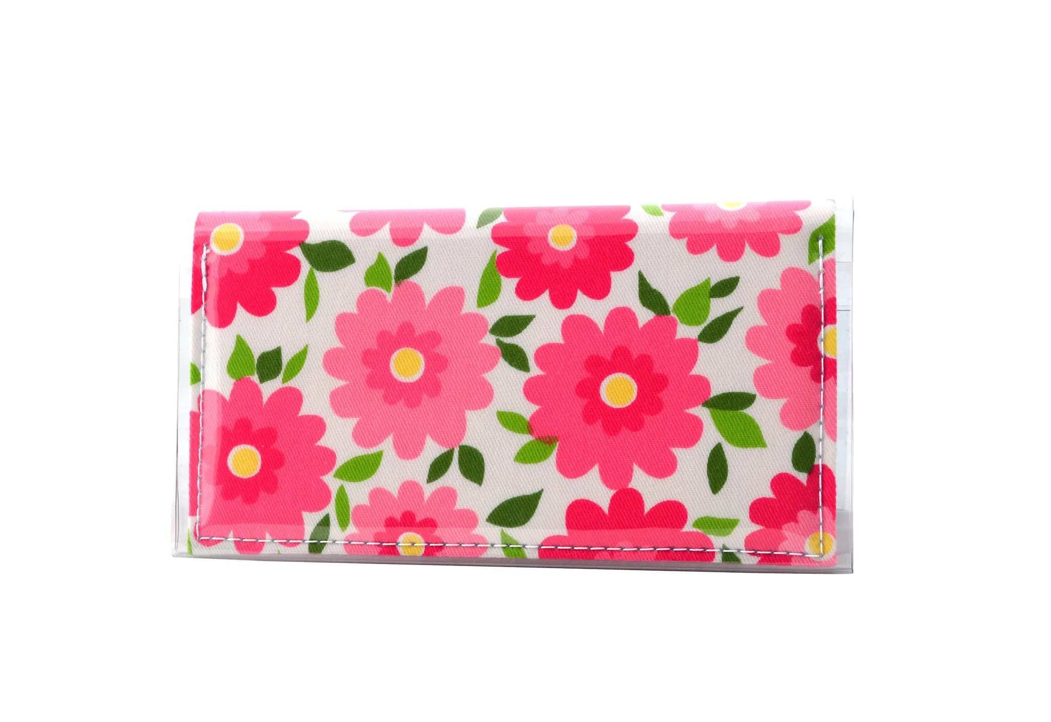 Bi-fold Mini - Retro pink floral