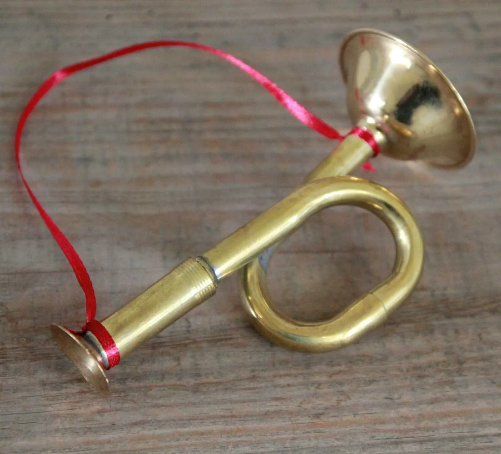 Brass Bugle Decoration
