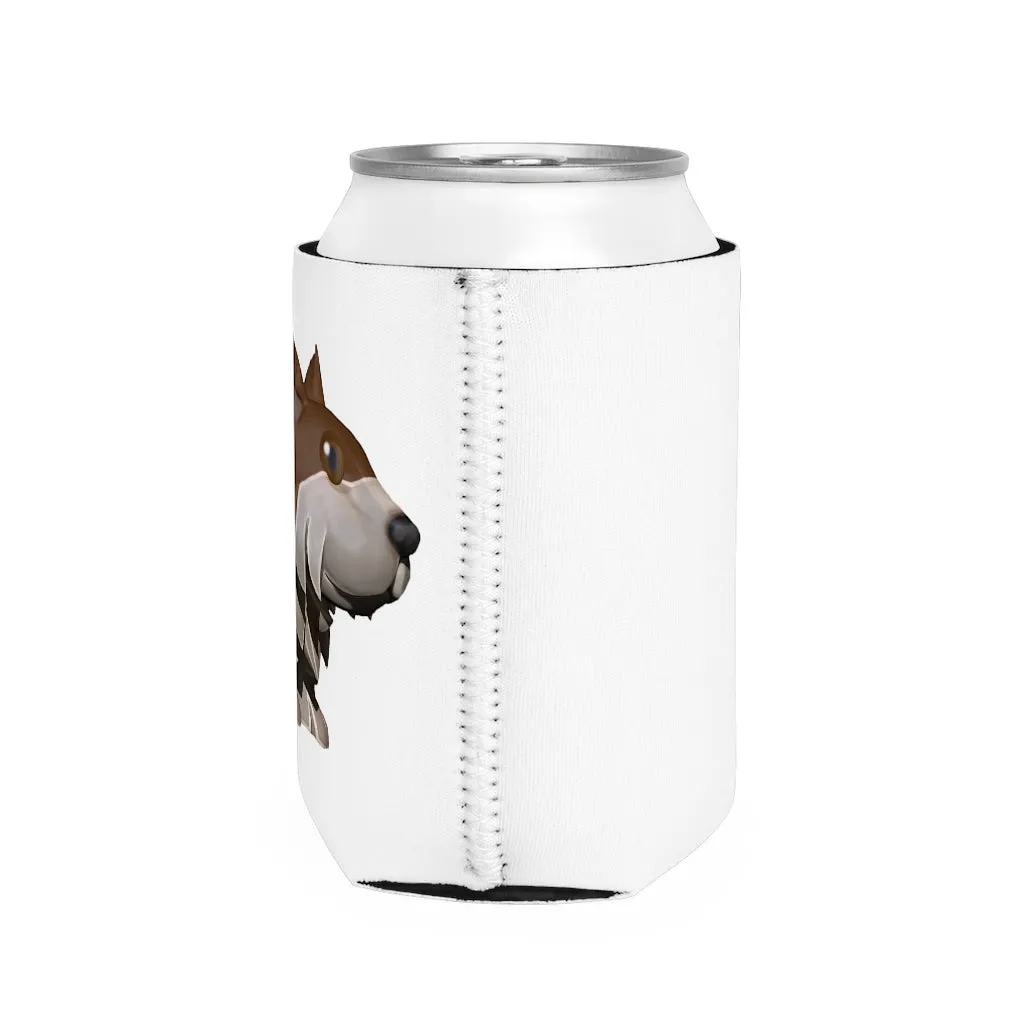 Brown Dog Can Cooler Sleeve