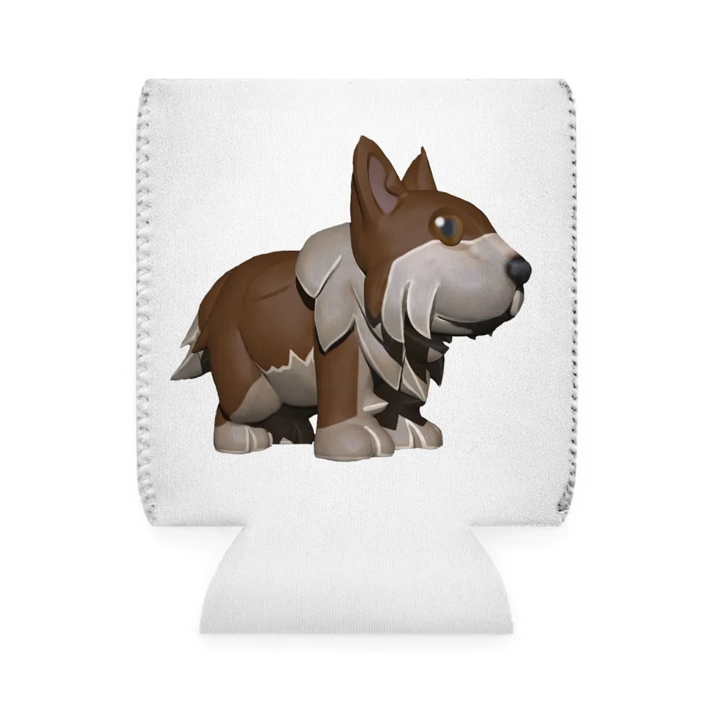 Brown Dog Can Cooler Sleeve