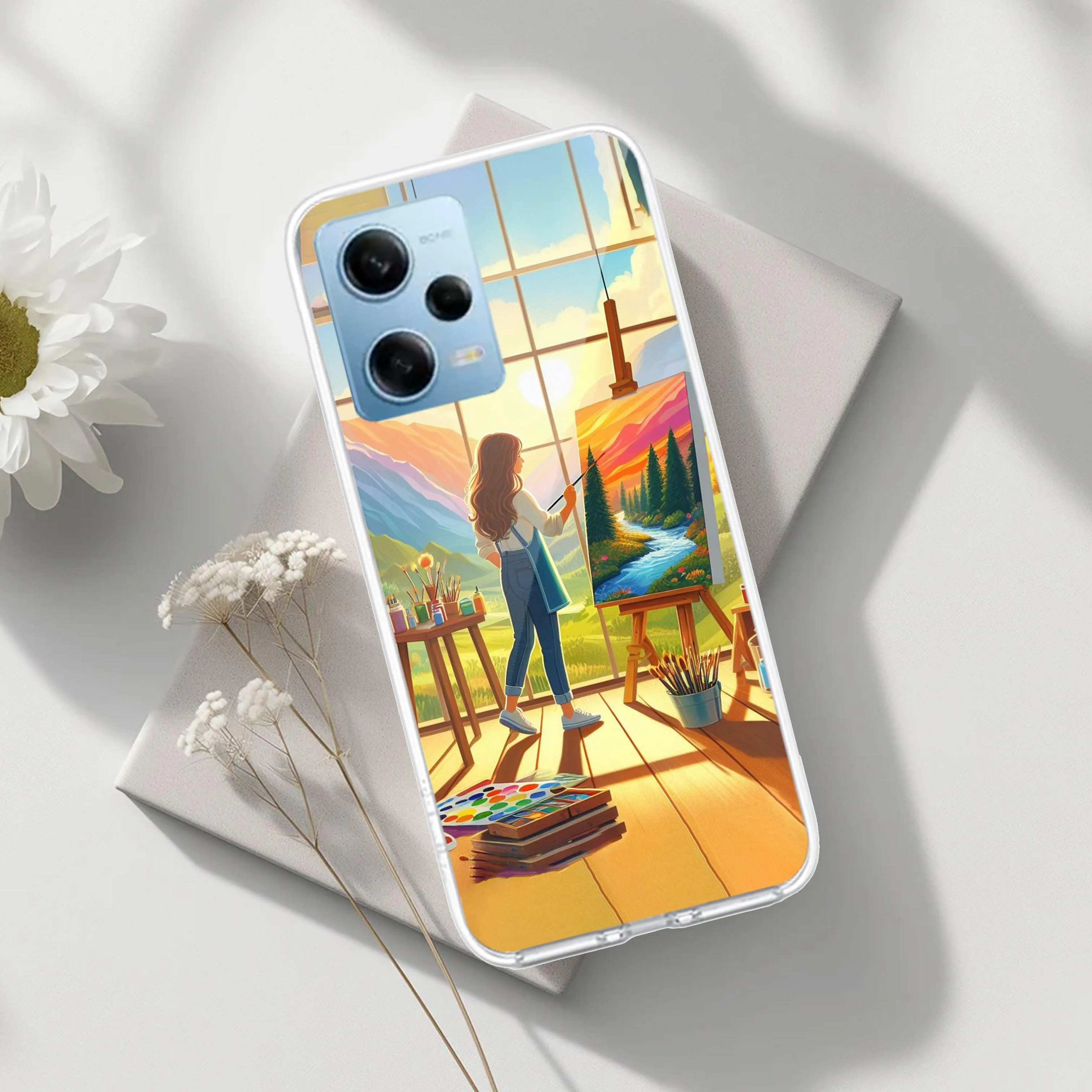 Canvas of Dreams Transparent Silicon Case For Poco