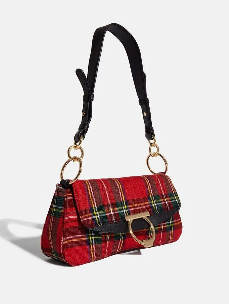 Carrie Check Shoulder Bag