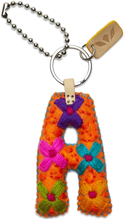 Charm, Orange Felt Alphabet