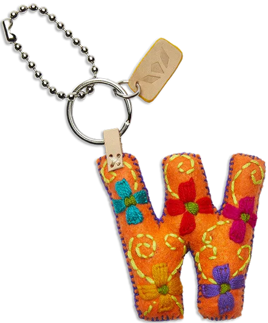 Charm, Orange Felt Alphabet