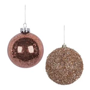Christmas Ornament Champagne Bauble 10cm Tree Decoration