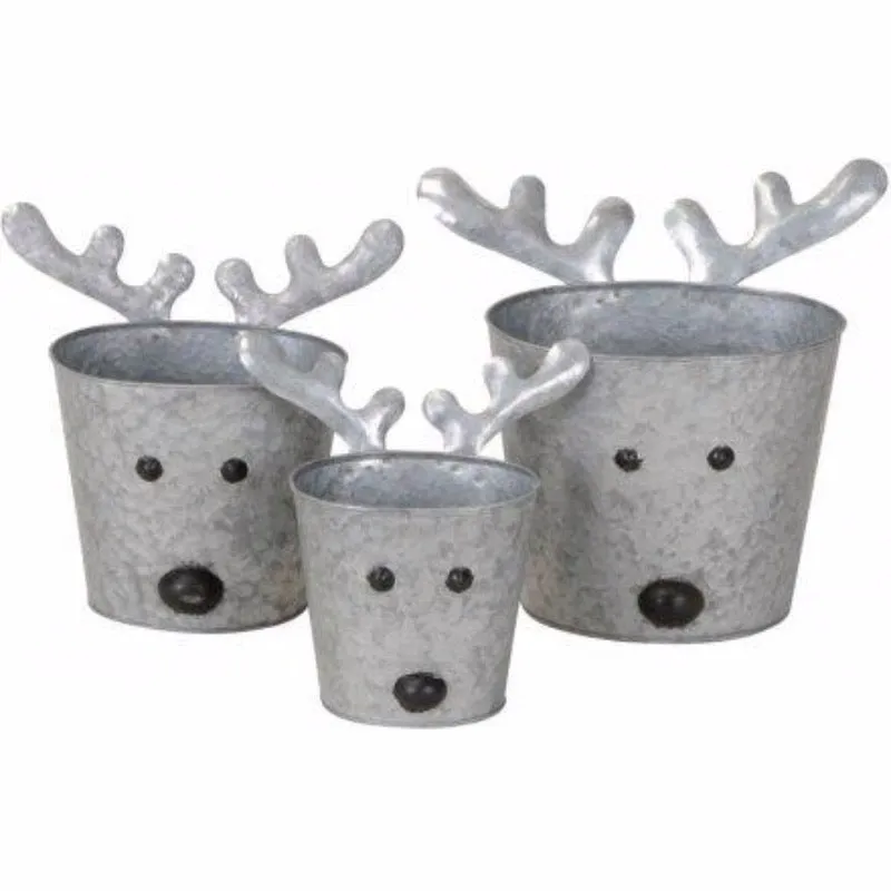 Christmas Reindeer Planters