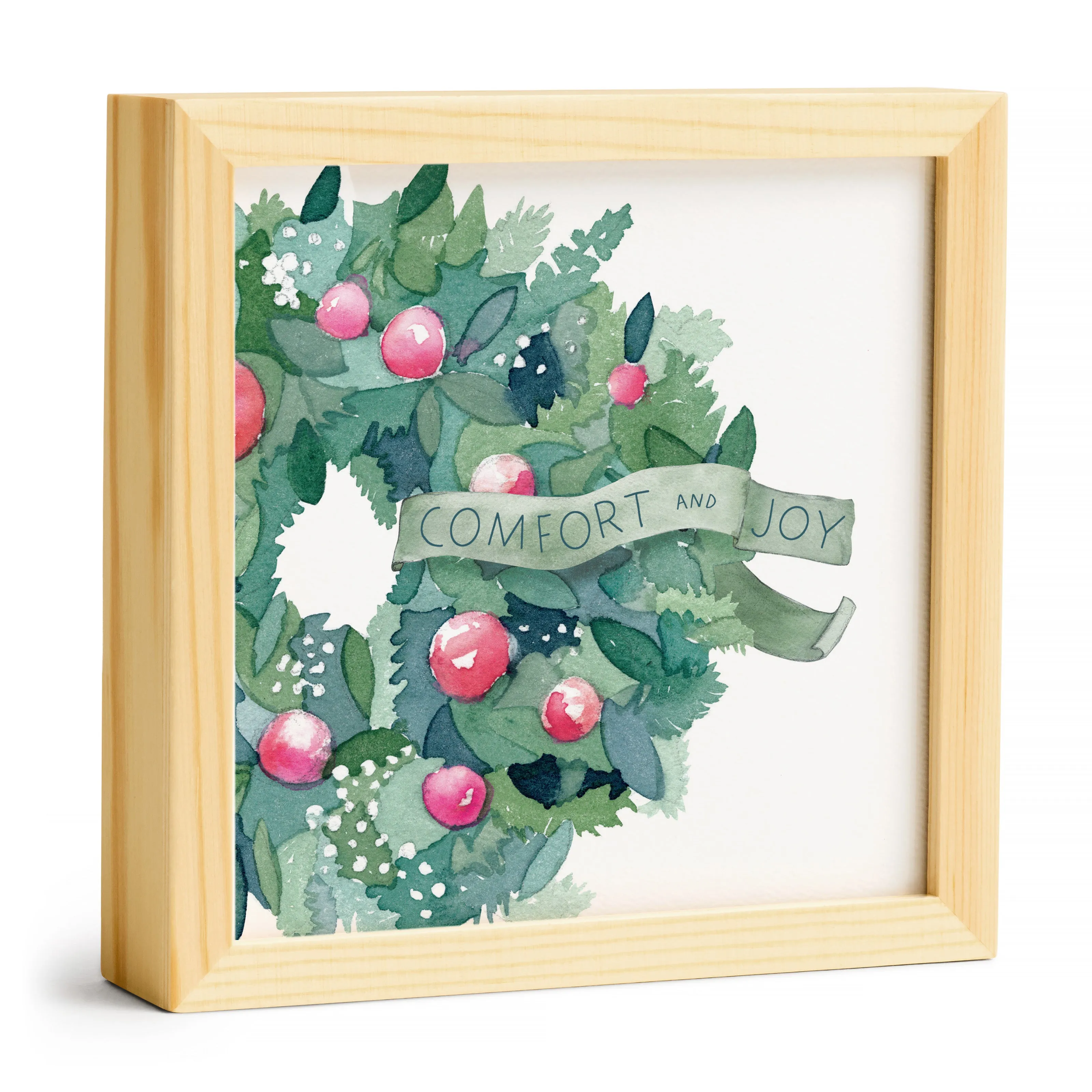 Comfort & Joy Wreath Little Print