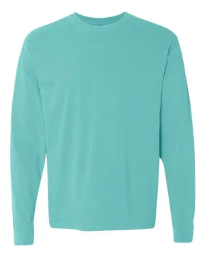 Comfort Colors Garment-Dyed Heavyweight Long Sleeve T-Shirt 6014 Lagoon