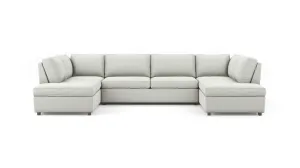 Couch Potato Lite U-Shaped Bumper Sectional (Extra Deep) (90" x 151" x 90",Extra Deep)