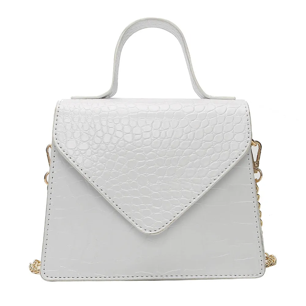 Croco model shoulder bags for women