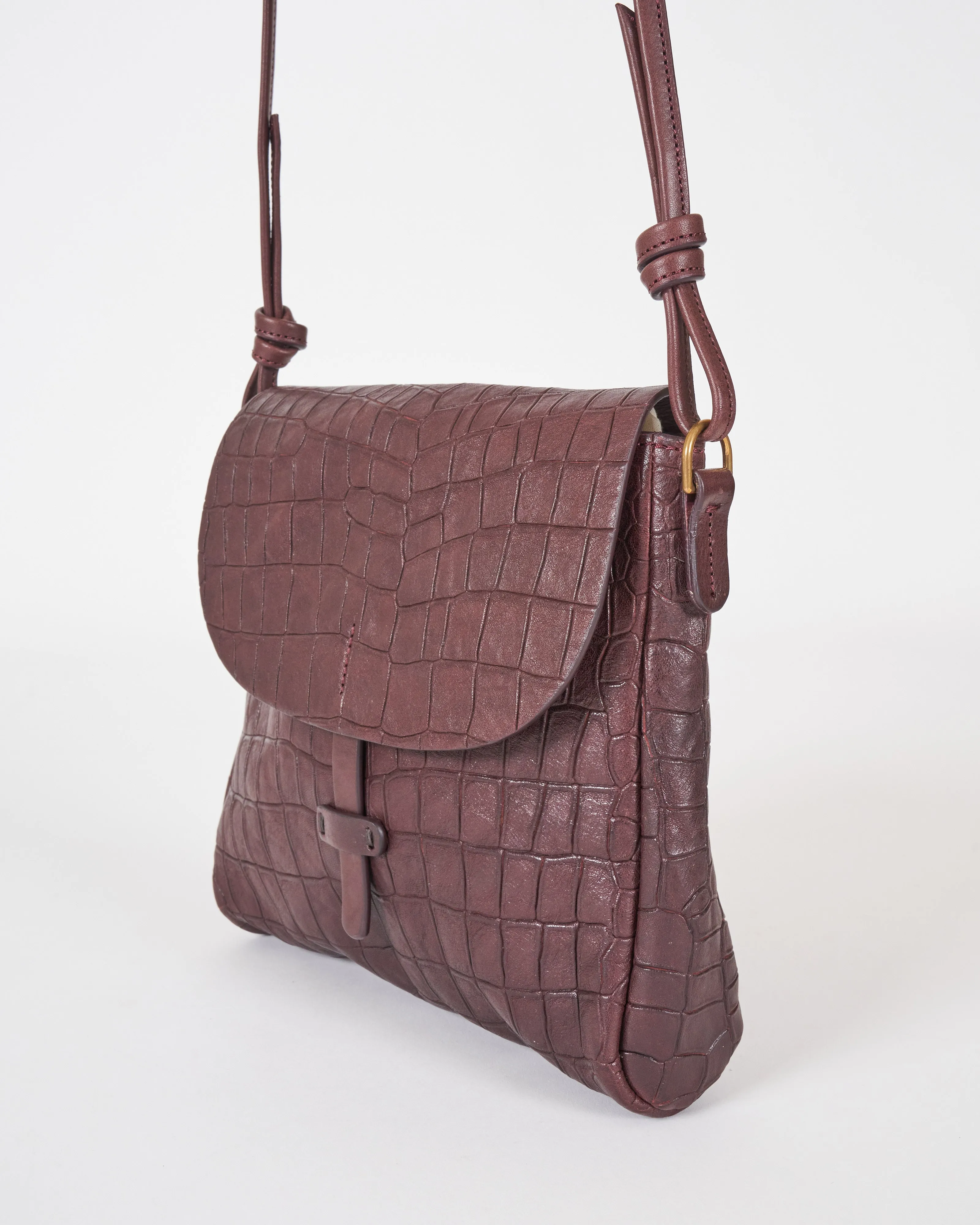 crossbody bag - plum louisiana