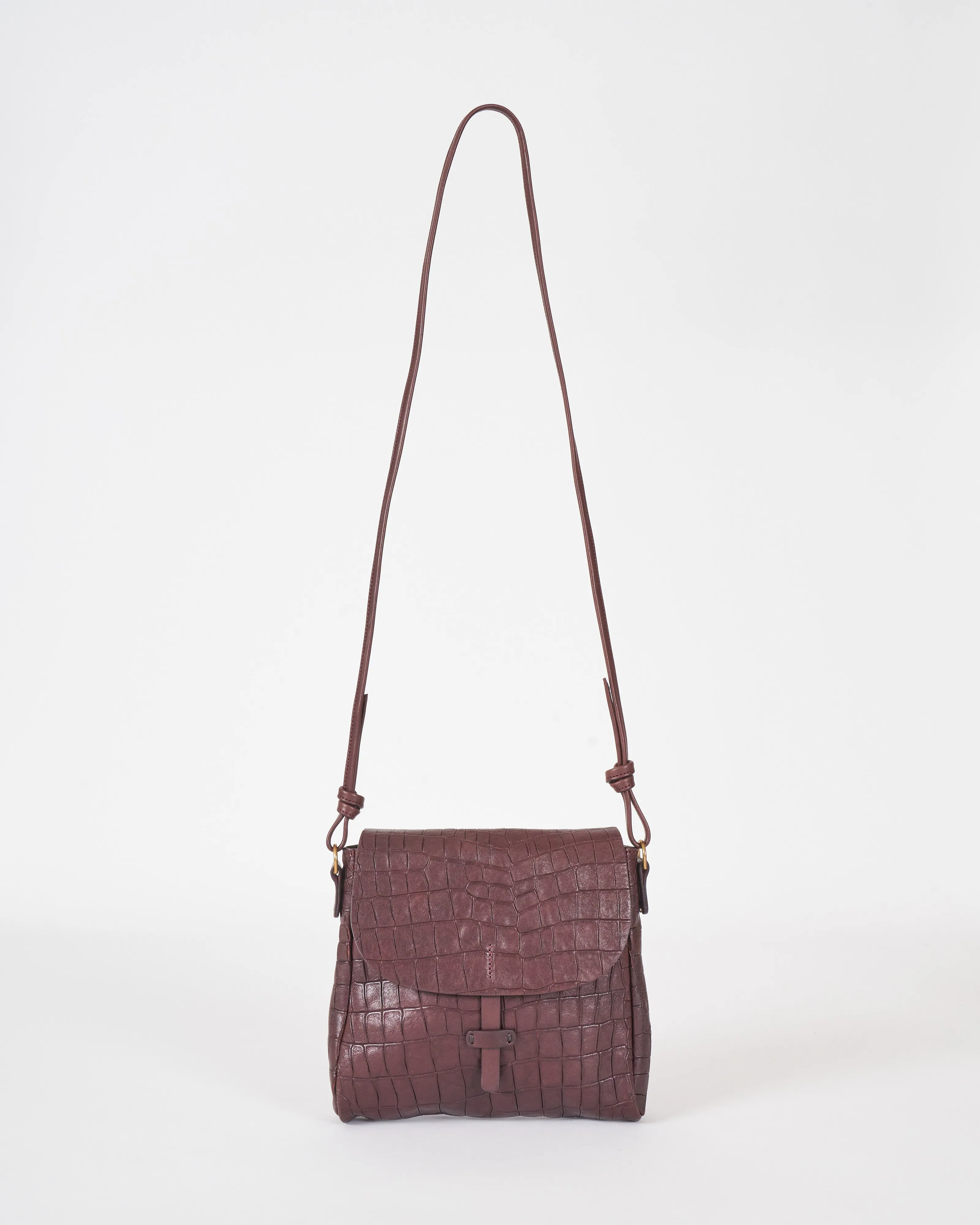crossbody bag - plum louisiana