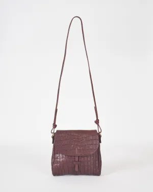 crossbody bag - plum louisiana