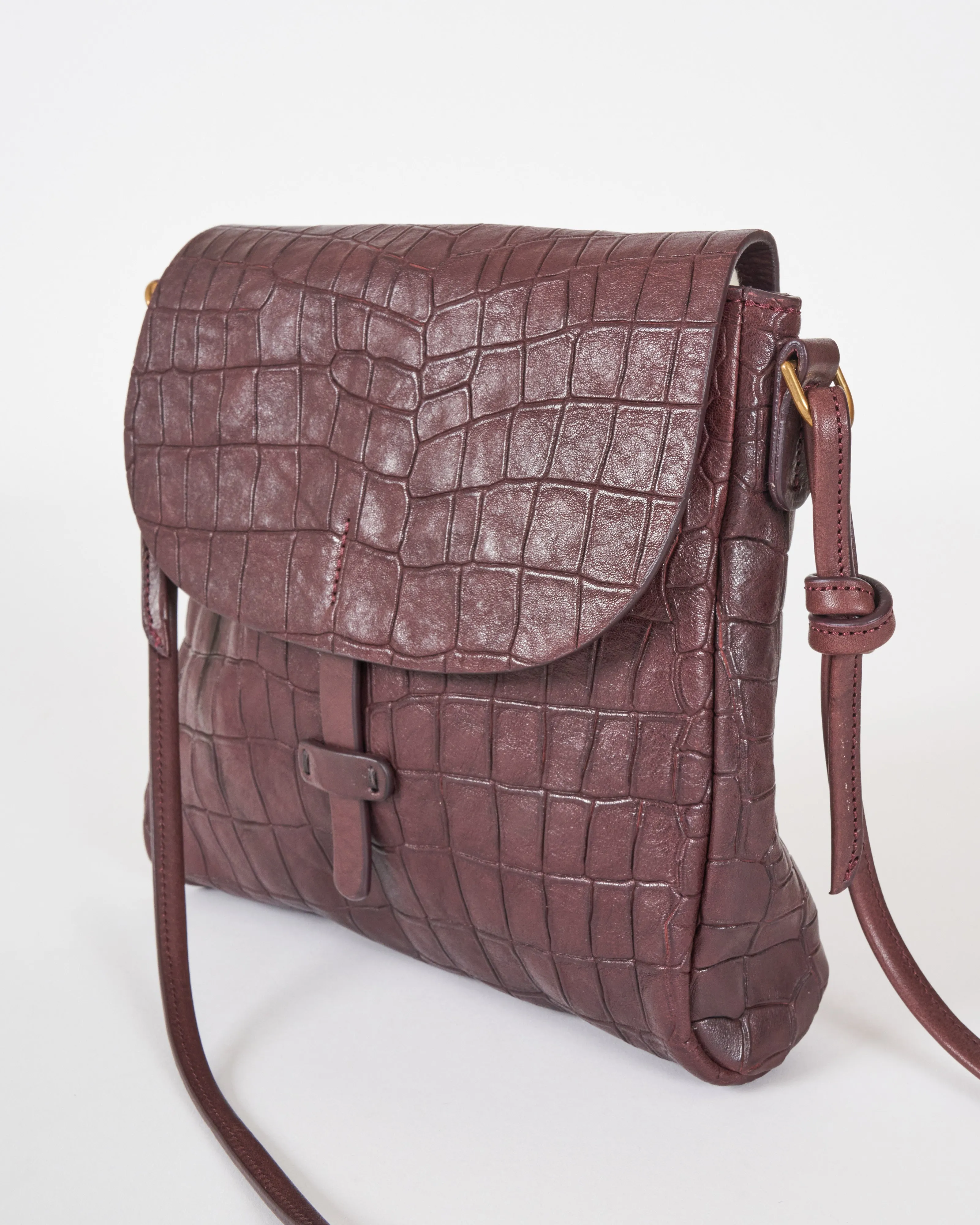 crossbody bag - plum louisiana
