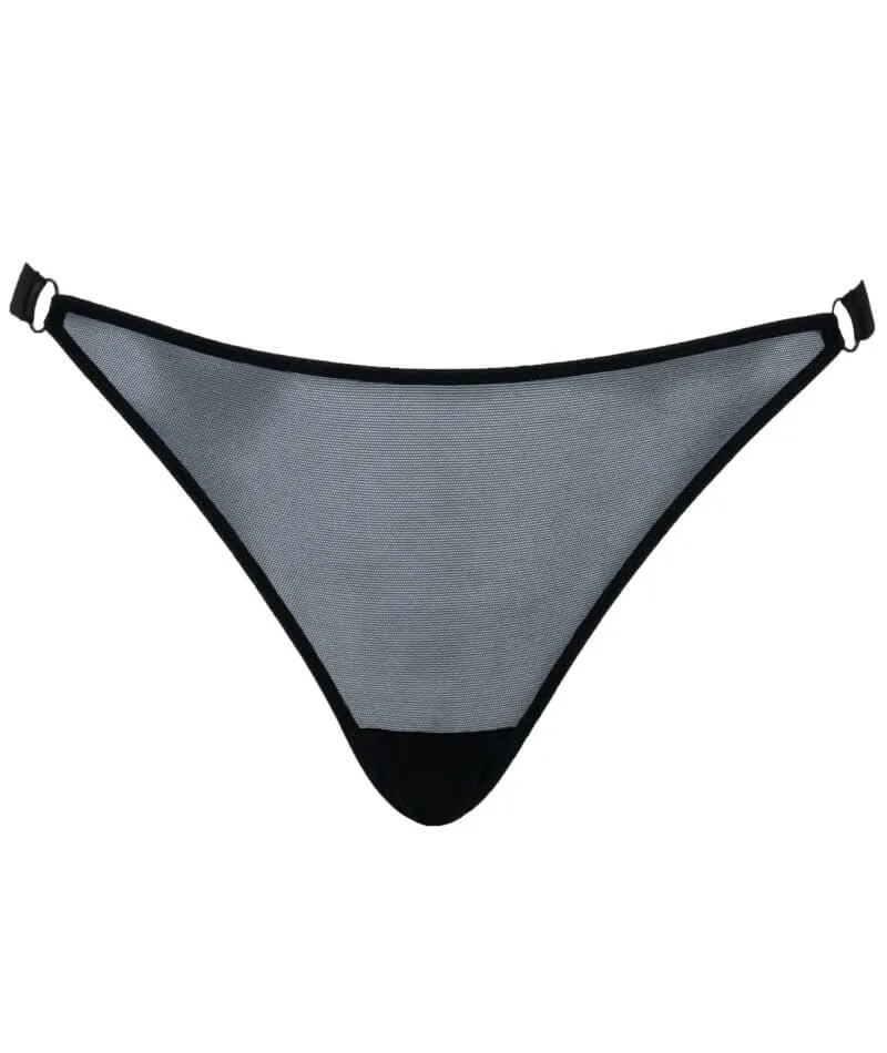 Curvy Kate Front and Centre Brazilian Brief - Black